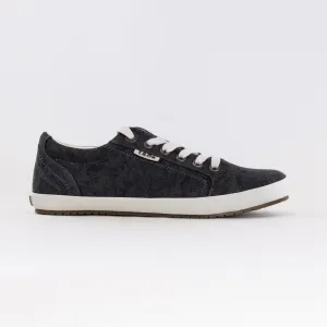 Taos Star (Women's) - Charcoal Washed Canvas earth walk Taos Star (Women's) - Charcoal Washed Canvas soft footbed
