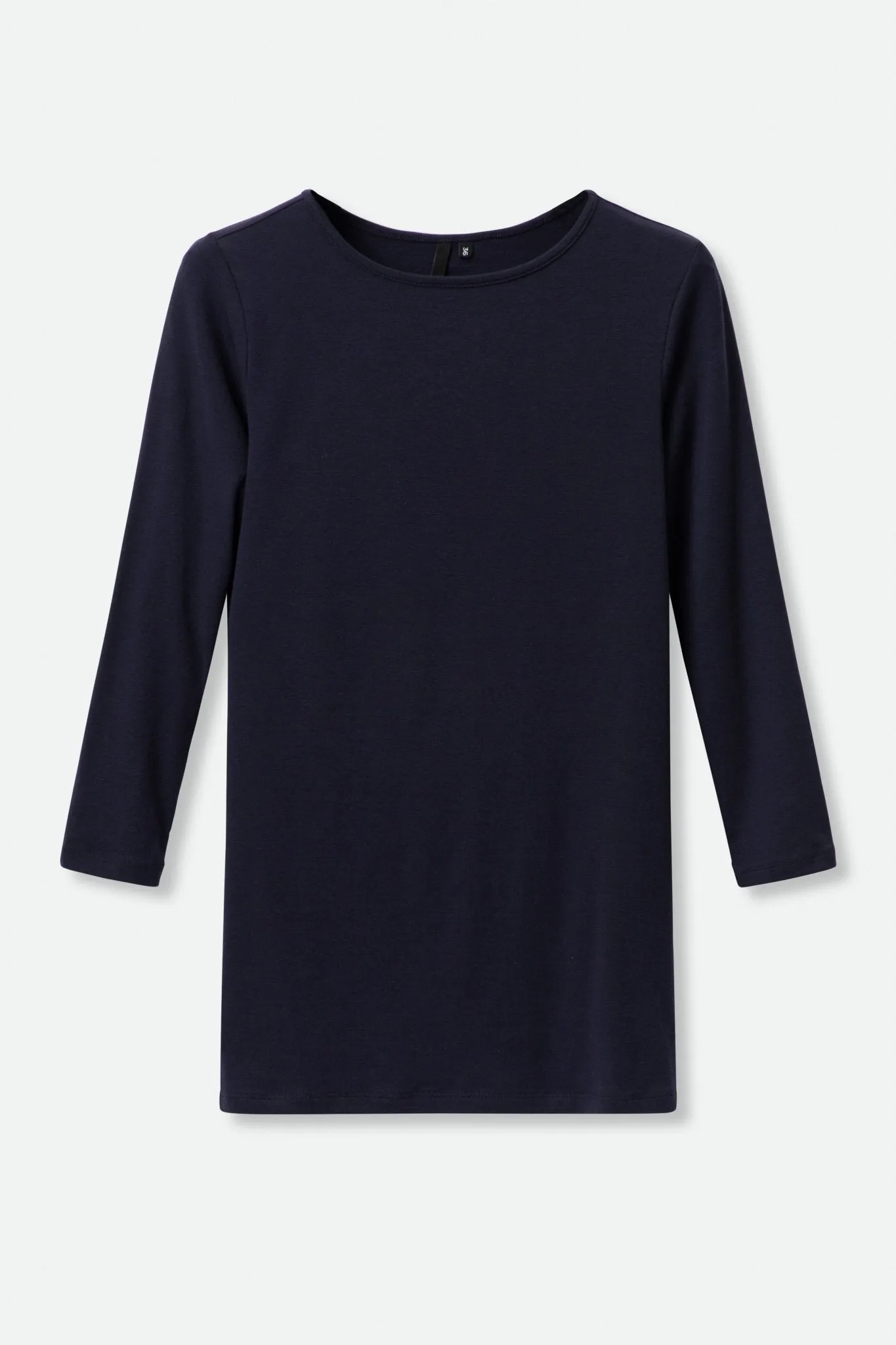 THREE-QUARTER SLEEVE BATEAU IN PIMA COTTON STRETCH sustainable pick