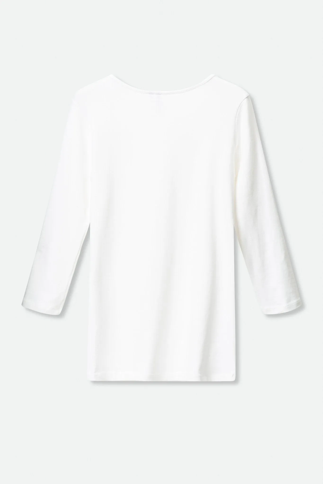 THREE-QUARTER SLEEVE BATEAU IN PIMA COTTON STRETCH women only