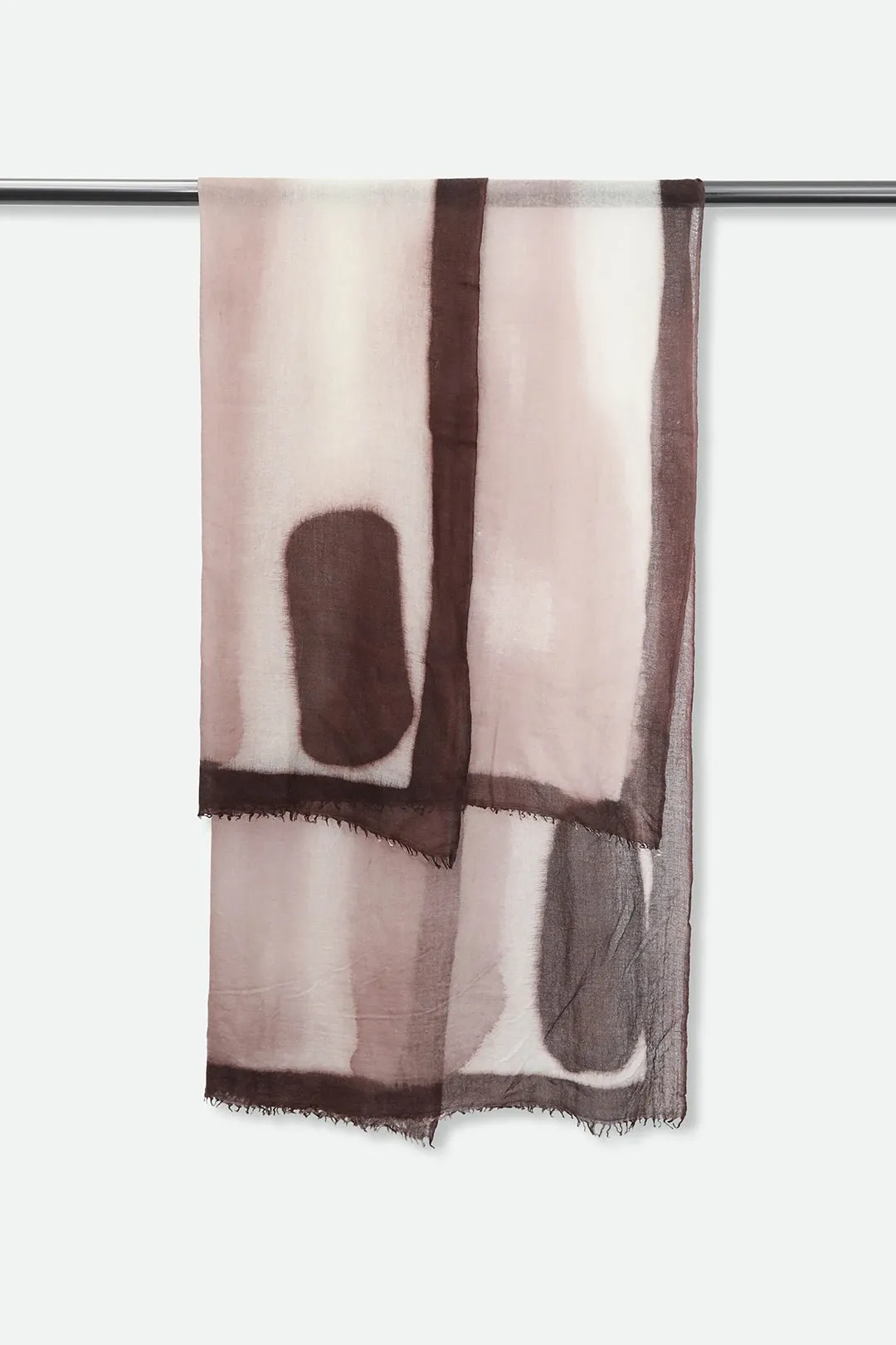 TIRAMISU SCARF IN HAND DYED CASHMERE festival look
