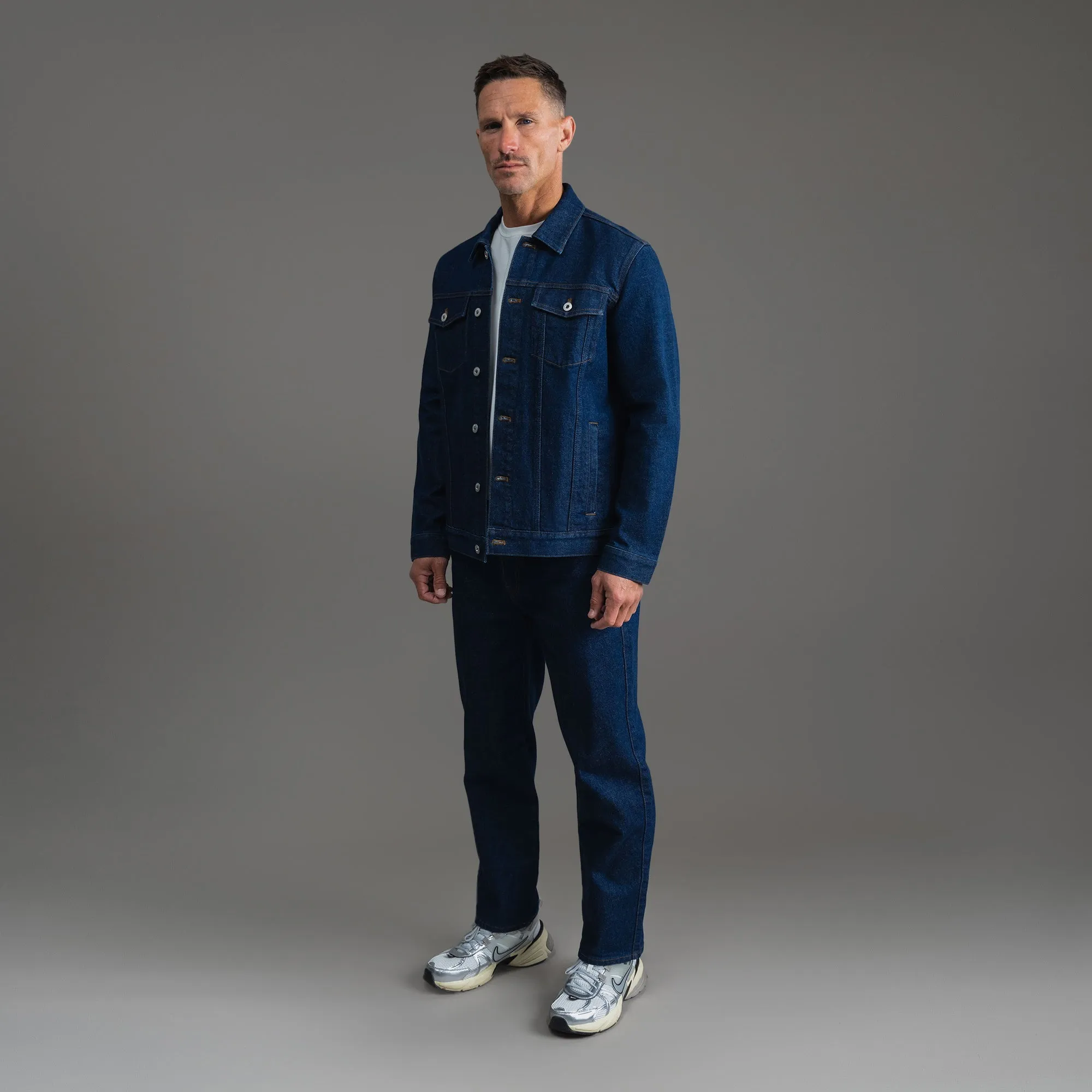 True Denim Jacket - Deep Indigo zodiac match