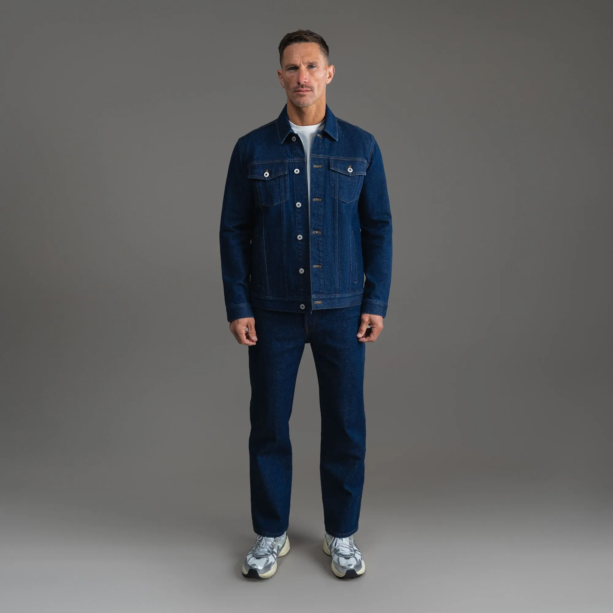True Denim Jacket - Deep Indigo boho trend