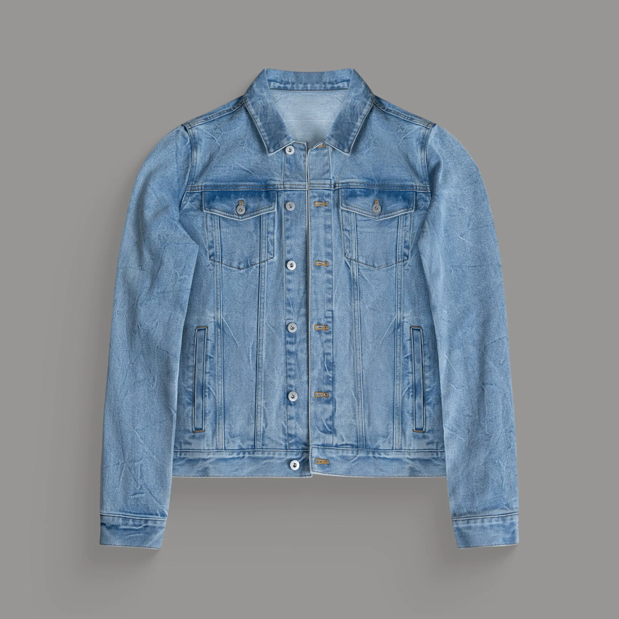 True Denim Jacket - Sandblast spark joy