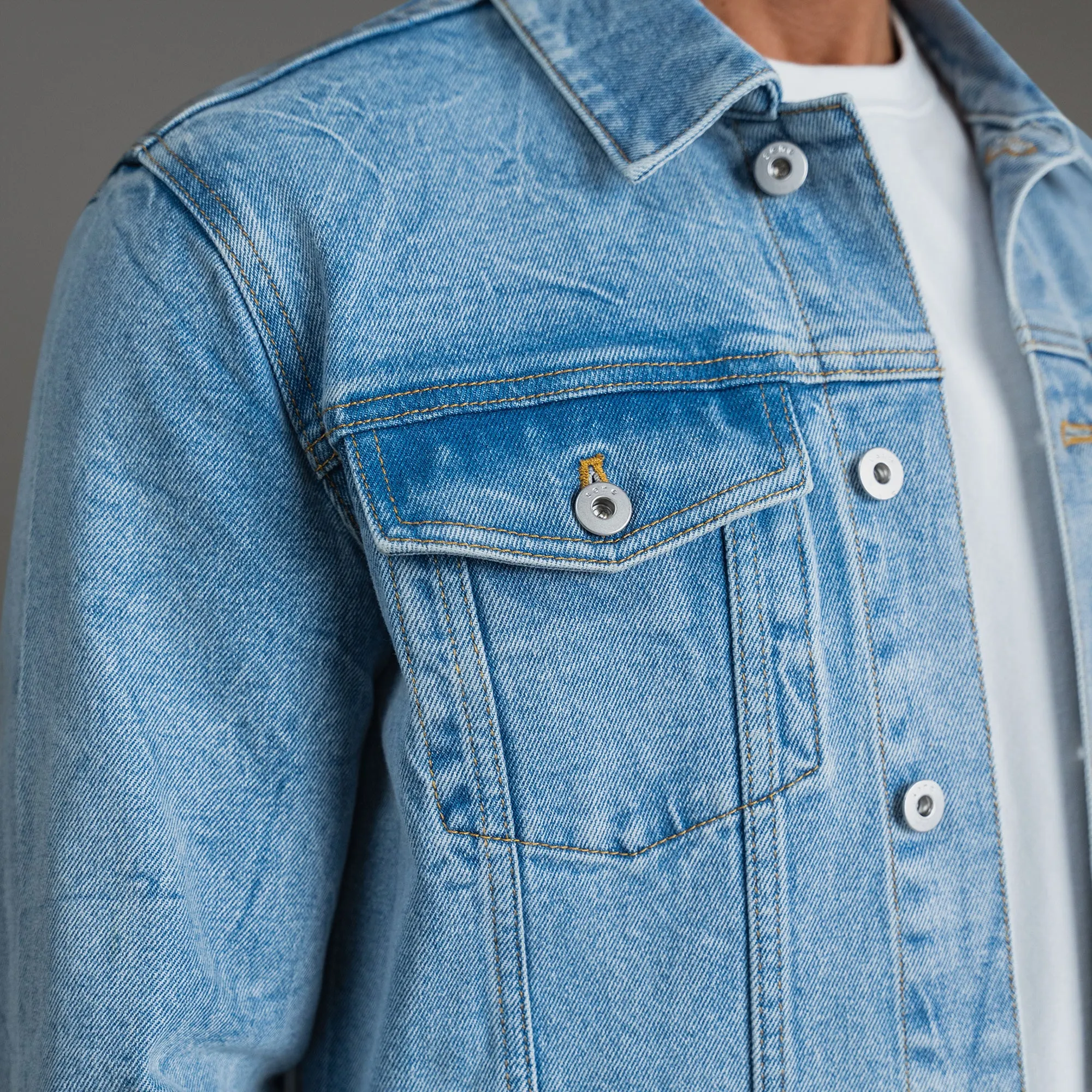 True Denim Jacket - Sandblast caring charm