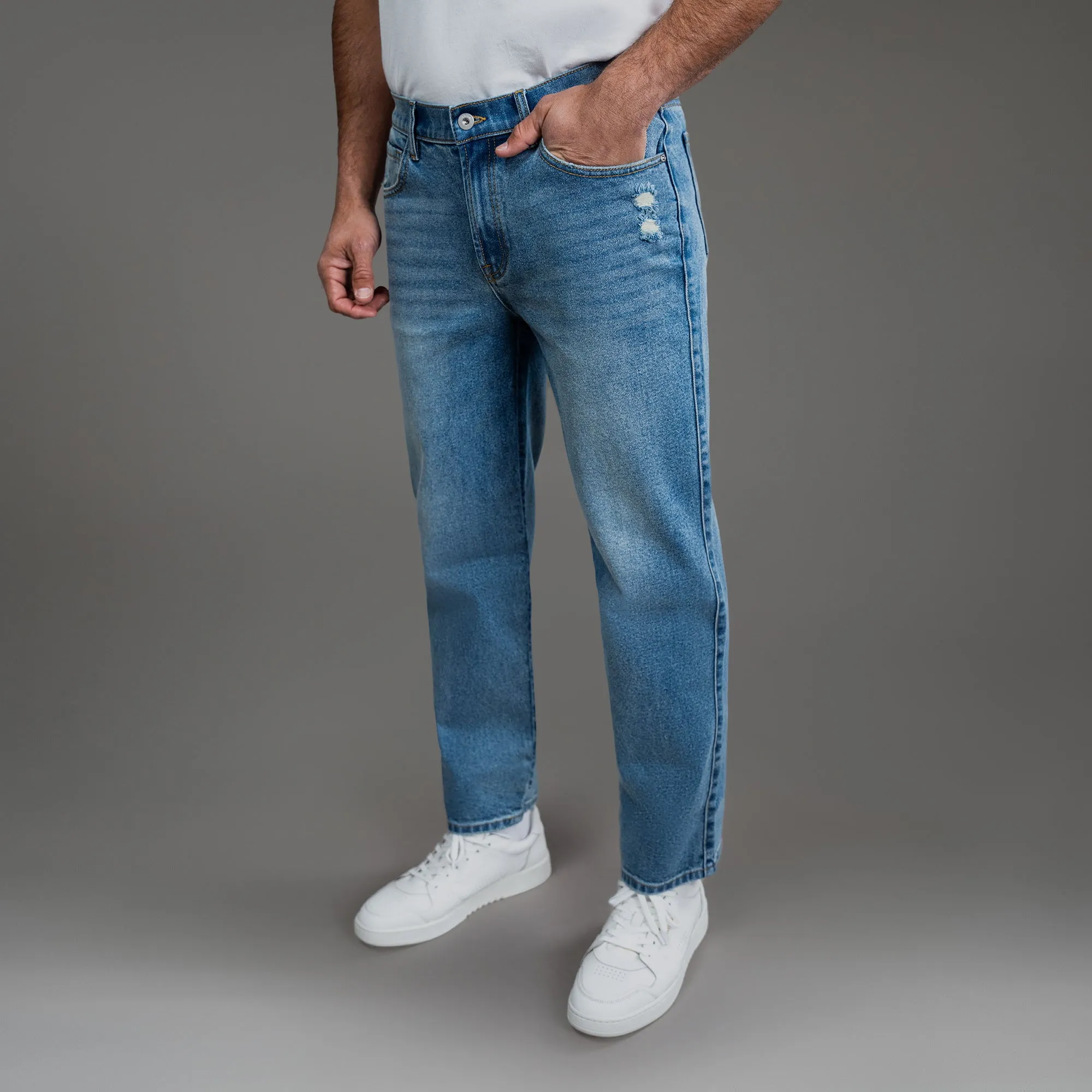 True Straight Jeans office rhythm