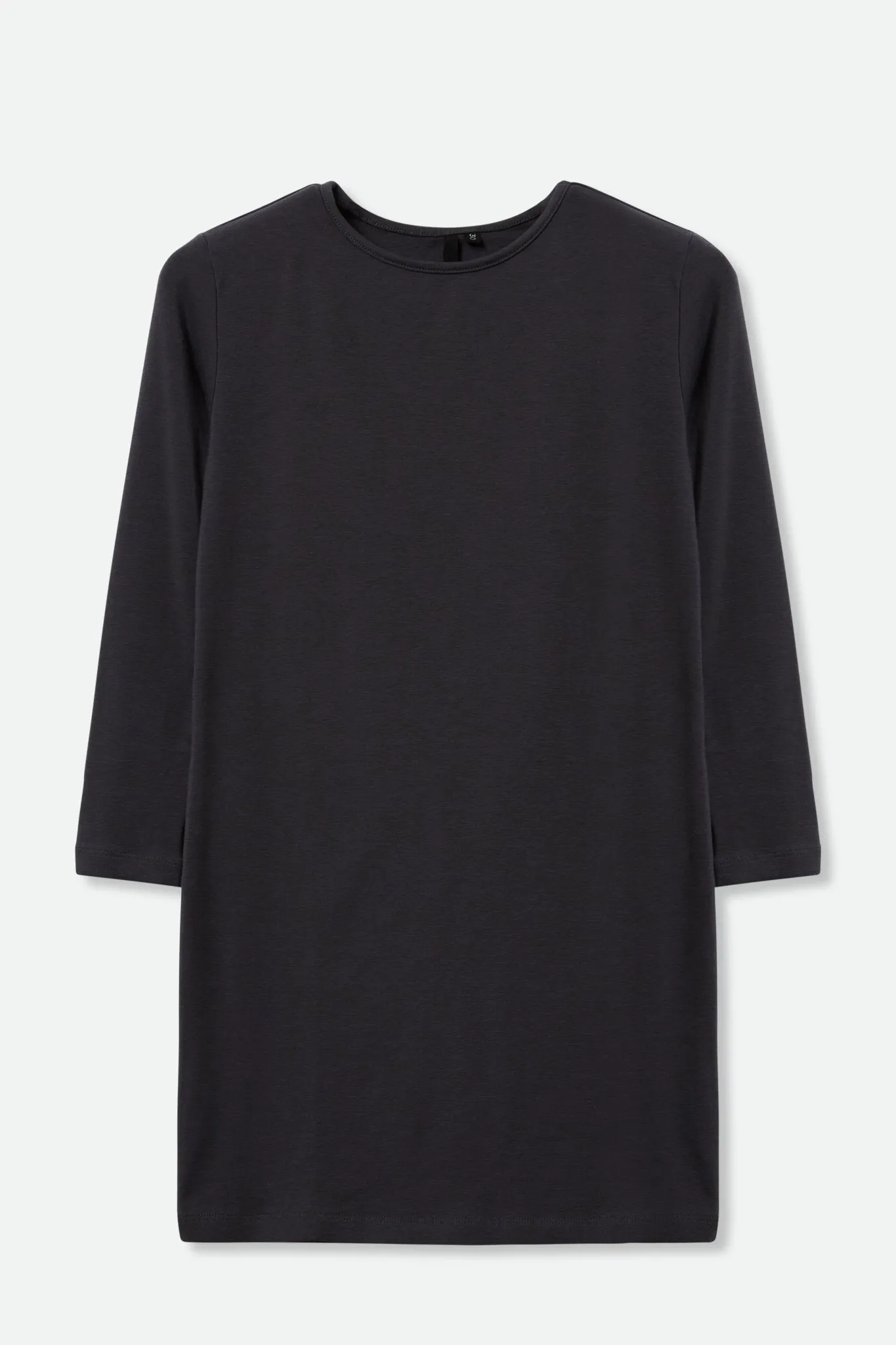 TUNIC LONG SLEEVE BATEAU NECK IN PIMA COTTON STRETCH self treat