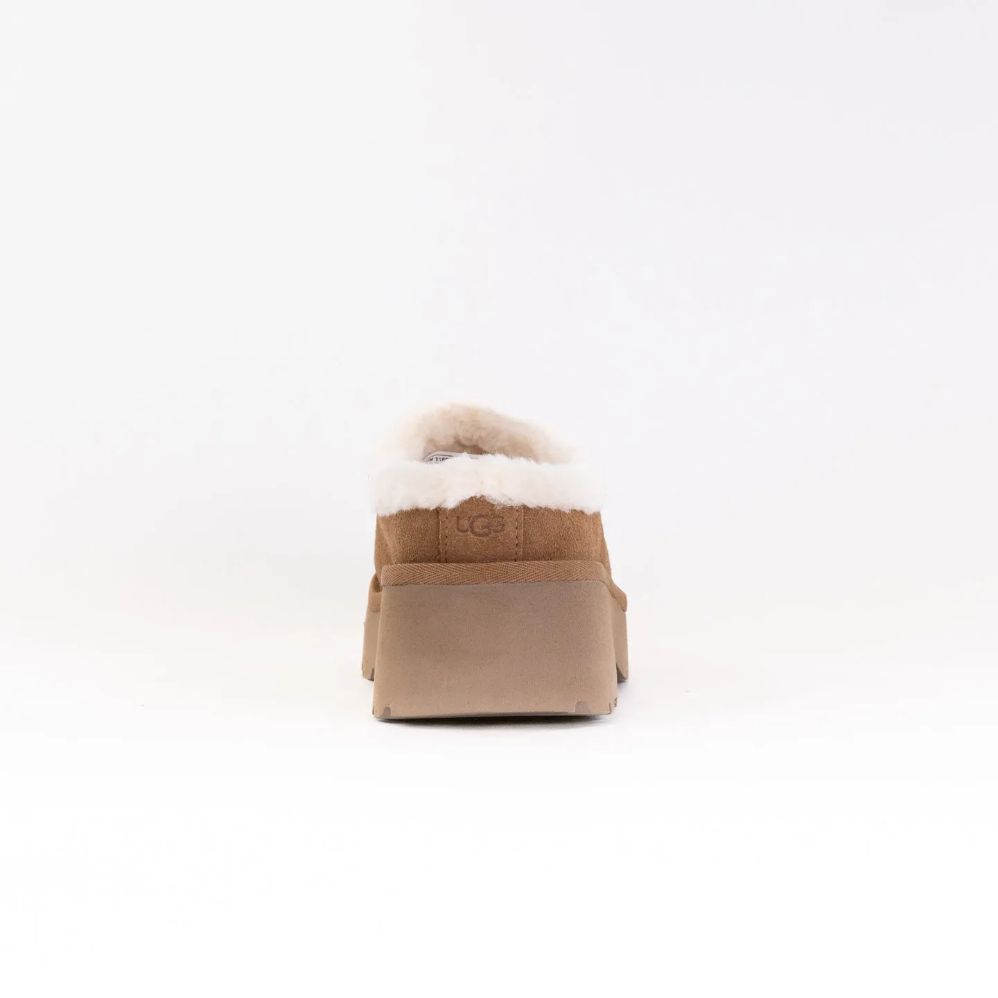 UGG New Heights Cozy Clog (Women's) - Chestnut camping fit