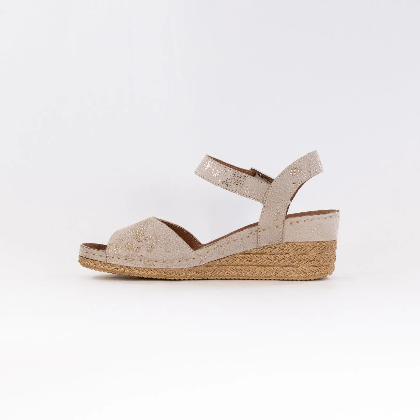 V Italia 1126-D98 (Women's) - Tan Metallic Leather Ease Mode