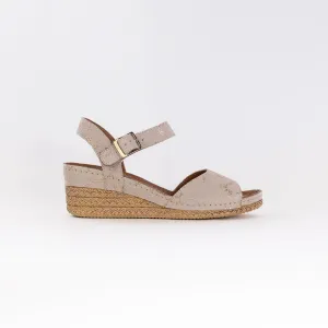 V Italia 1126-D98 (Women's) - Tan Metallic Leather Summer Travel