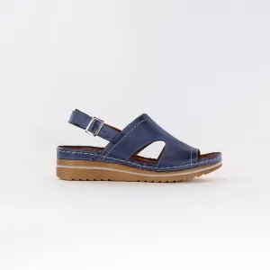 V-Italia 967-19 (Women's) - Blue Leather Simple Style V-Italia 967-19 (Women's) - Blue Leather City Cool