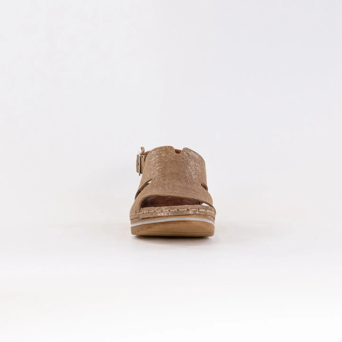 V Italia 967-25 (Women's) - Camel Metallic Leather Easy Fit