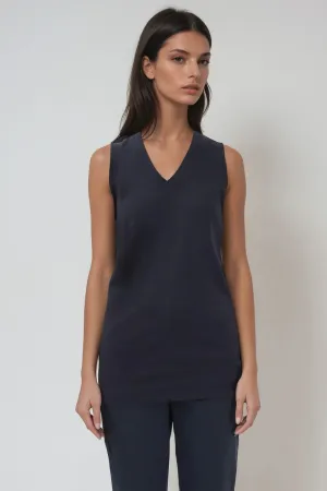 V-NECK MUSCLE TANK IN PIMA COTTON STRETCH inner peace V-NECK MUSCLE TANK IN PIMA COTTON STRETCH free dress