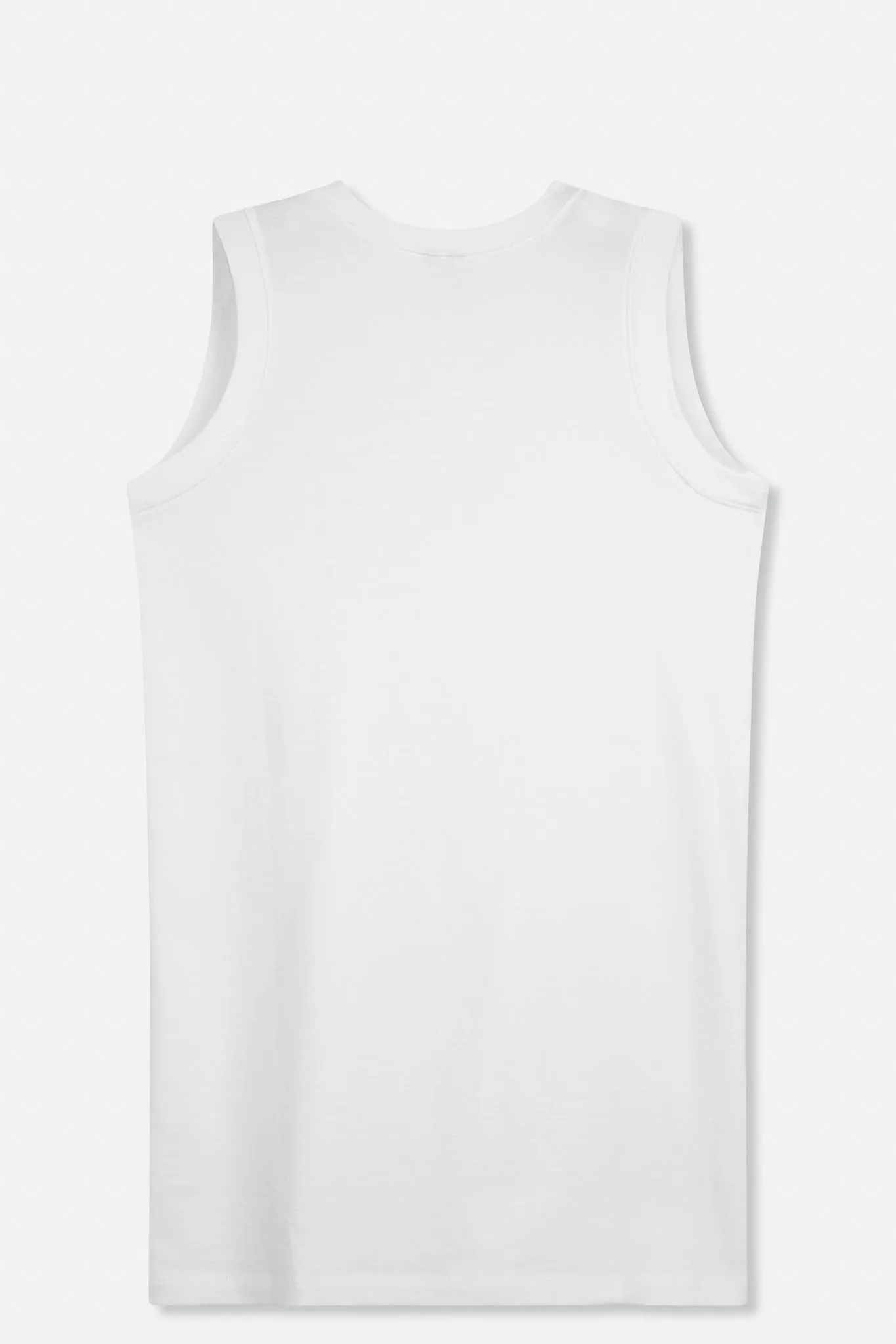 V-NECK MUSCLE TANK IN PIMA COTTON STRETCH solo style
