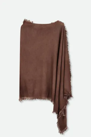 VARA HAND-DYED WOOL CASHMERE BLEND MOCHA BROWN intimate vibe VARA HAND-DYED WOOL CASHMERE BLEND MOCHA BROWN subtle tone