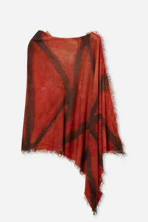 VARA IN HAND DYED CASHMERE AUTUMN BONFIRE all-day style VARA IN HAND DYED CASHMERE AUTUMN BONFIRE pure comfort