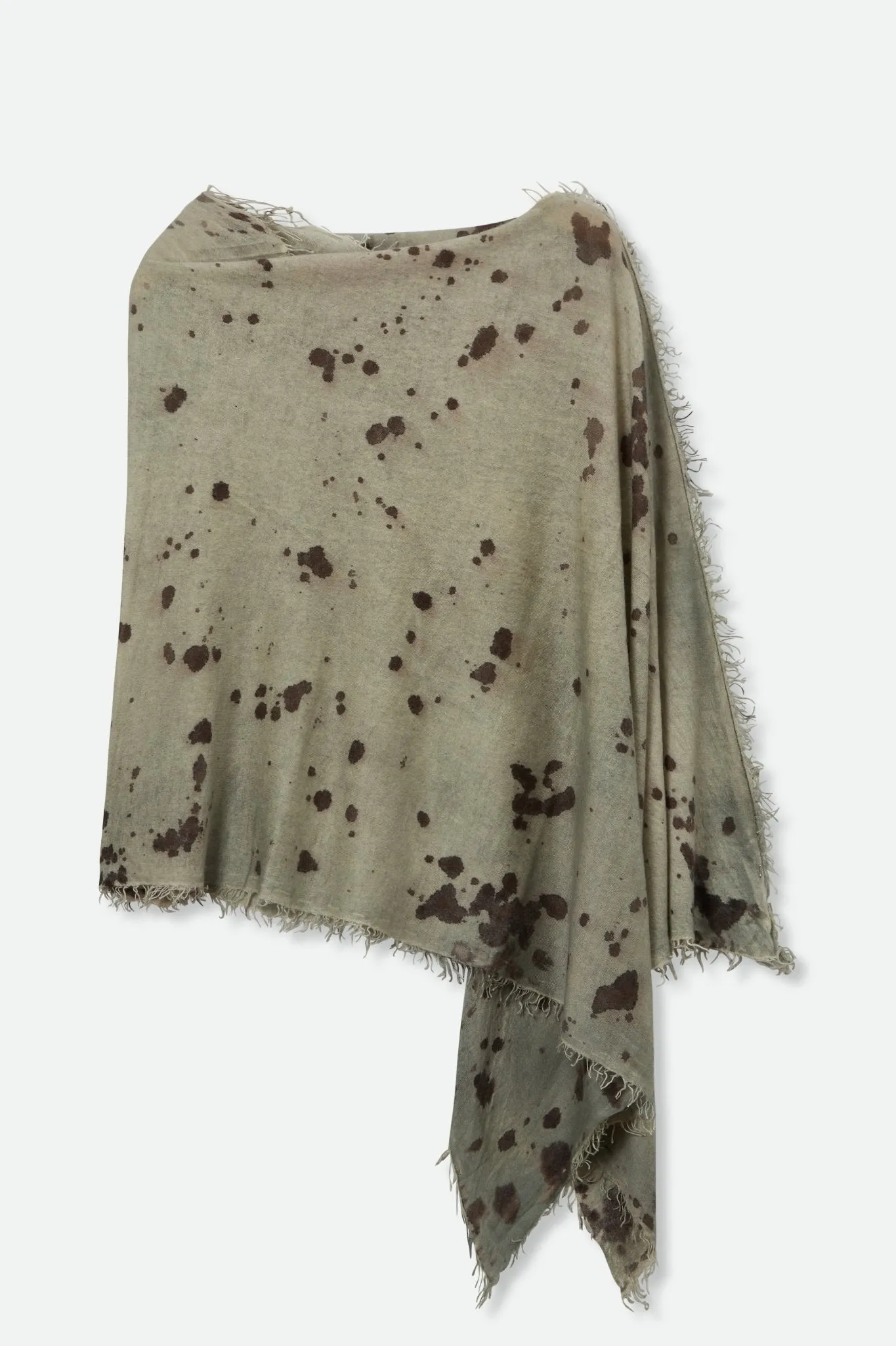 VARA IN HAND DYED CASHMERE SPECKLED CEMENT GREY season match