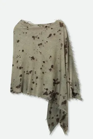 VARA IN HAND DYED CASHMERE SPECKLED CEMENT GREY luxury add VARA IN HAND DYED CASHMERE SPECKLED CEMENT GREY season match