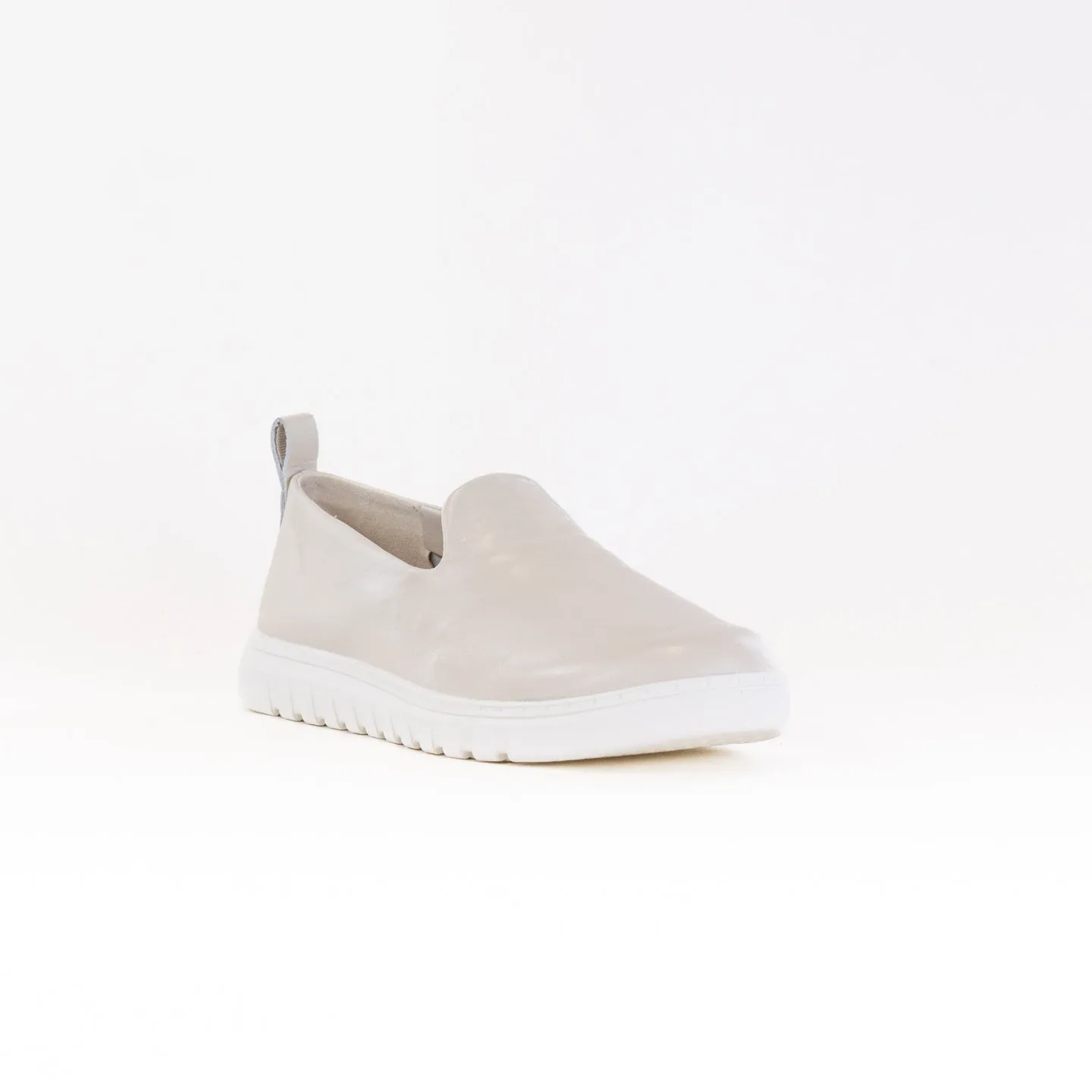 Vionic Uptown Willa Slip On Sneaker (Women's) - Creme Leather comfy fit