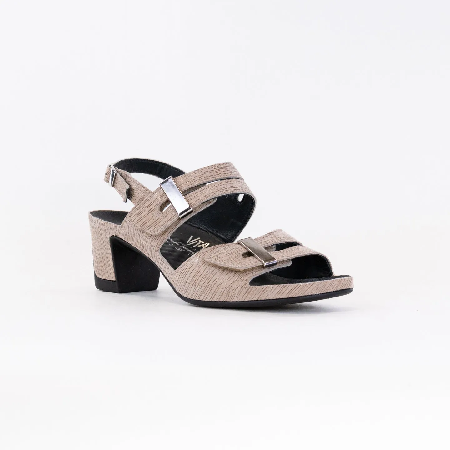Vital Joy Sandal (Women's) - Beige Metallic Chill Moves