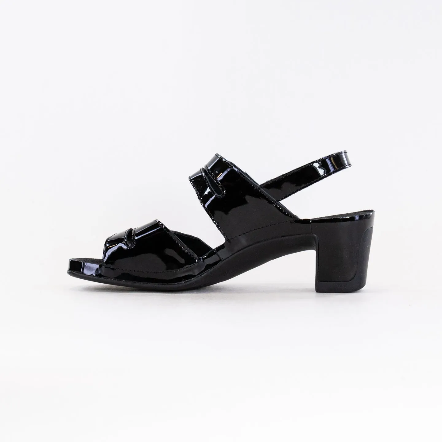 Vital Joy Sandal (Women's) - Black Patent Leather Bare Essentials