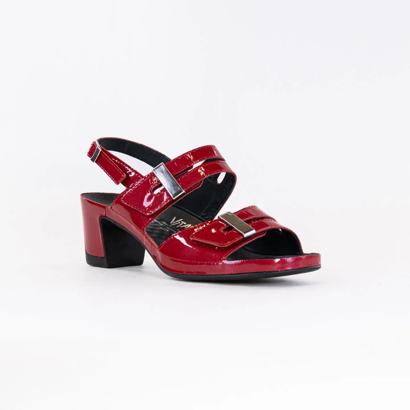 Vital Joy Sandal (Women's) - Red Patent Leather Daily Chill