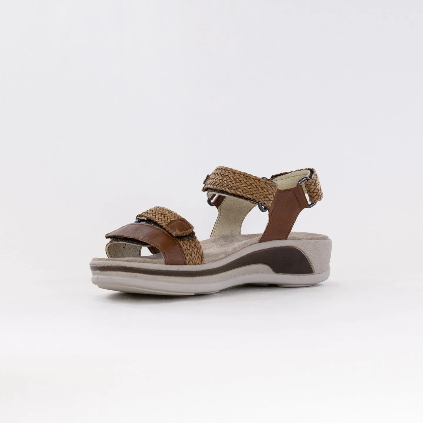 Wolky Acula (Women's) - Cognac Palm Feels