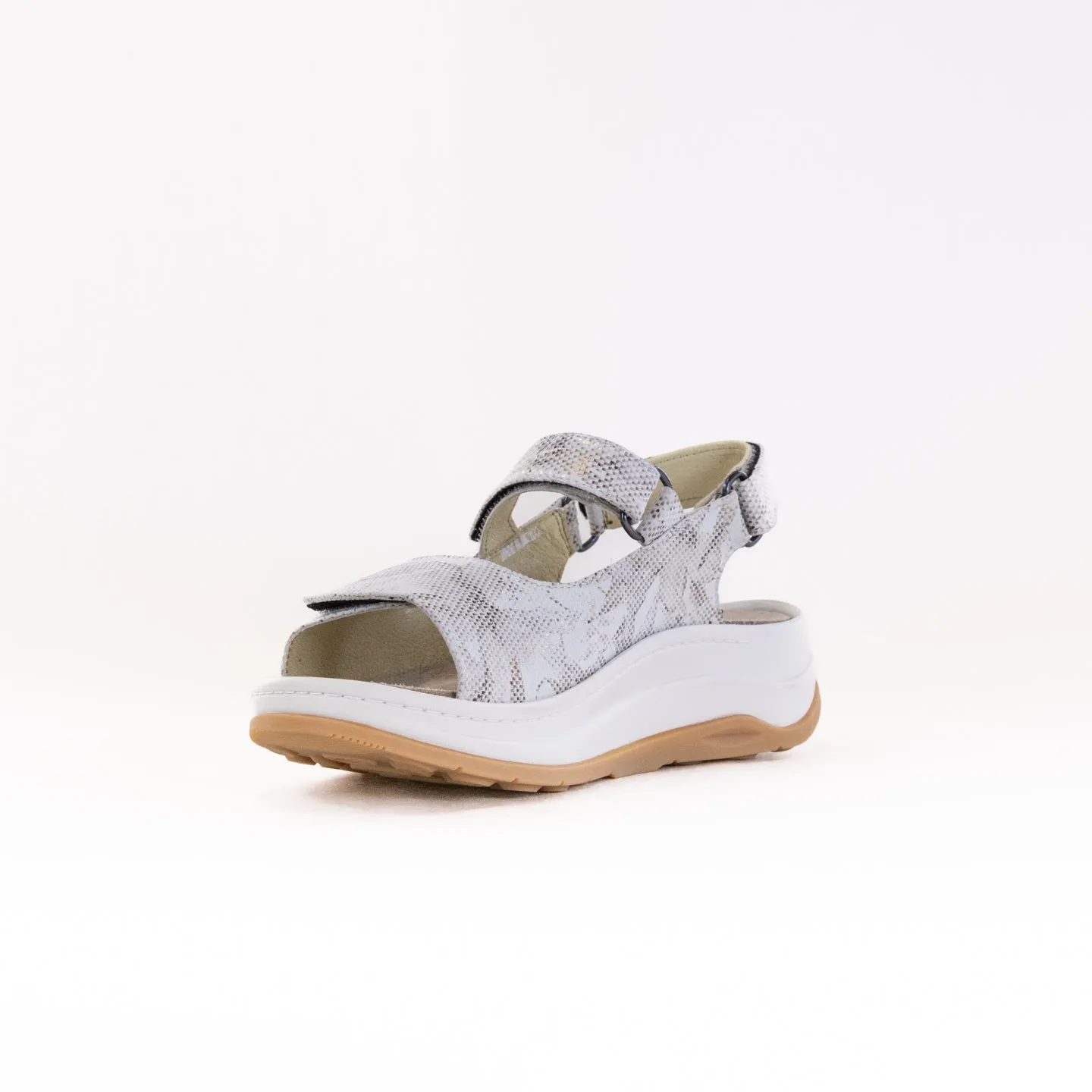 Wolky Adura (Women's) - Floral Print Beige Fresh Vibe