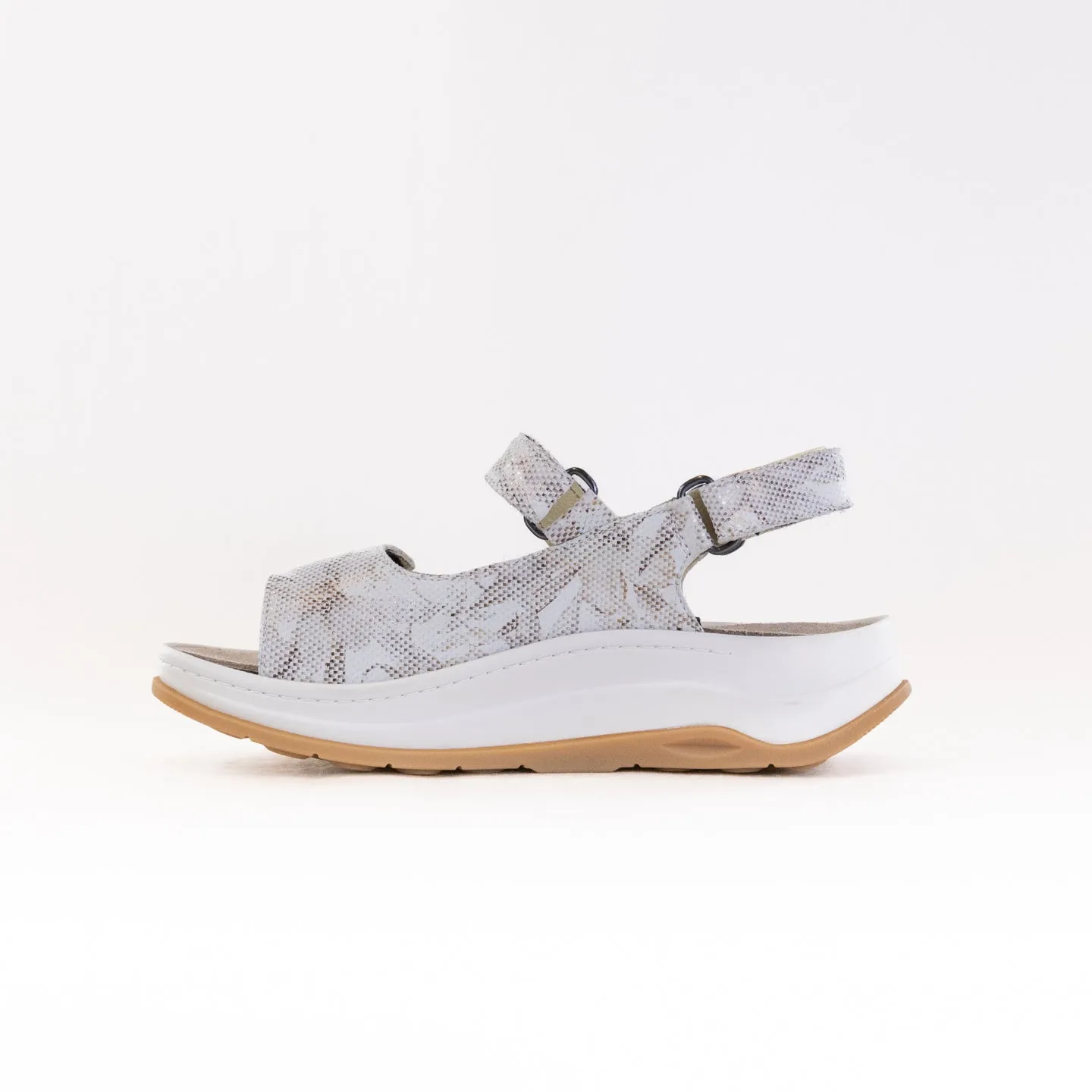 Wolky Adura (Women's) - Floral Print Beige Flexible Wear