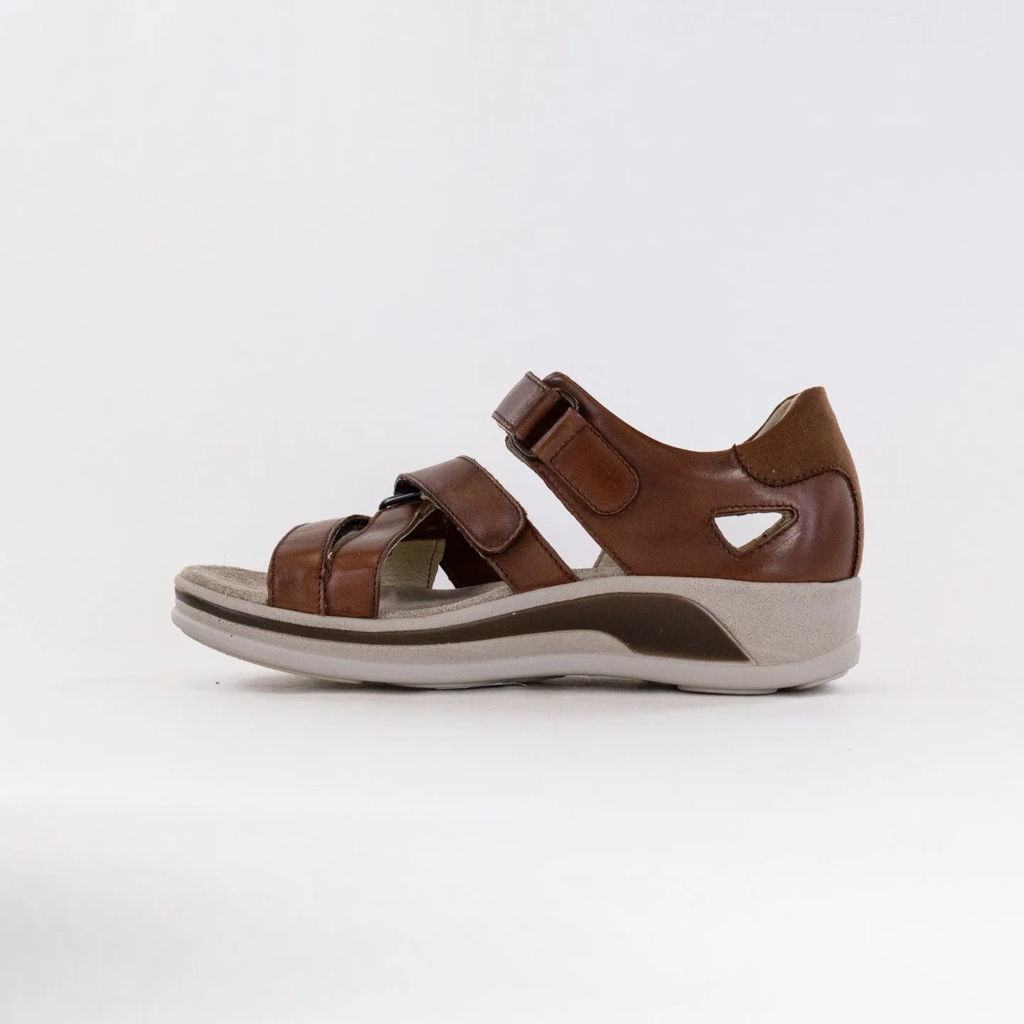 Wolky Desh (Women's) - Cognac Free Ground