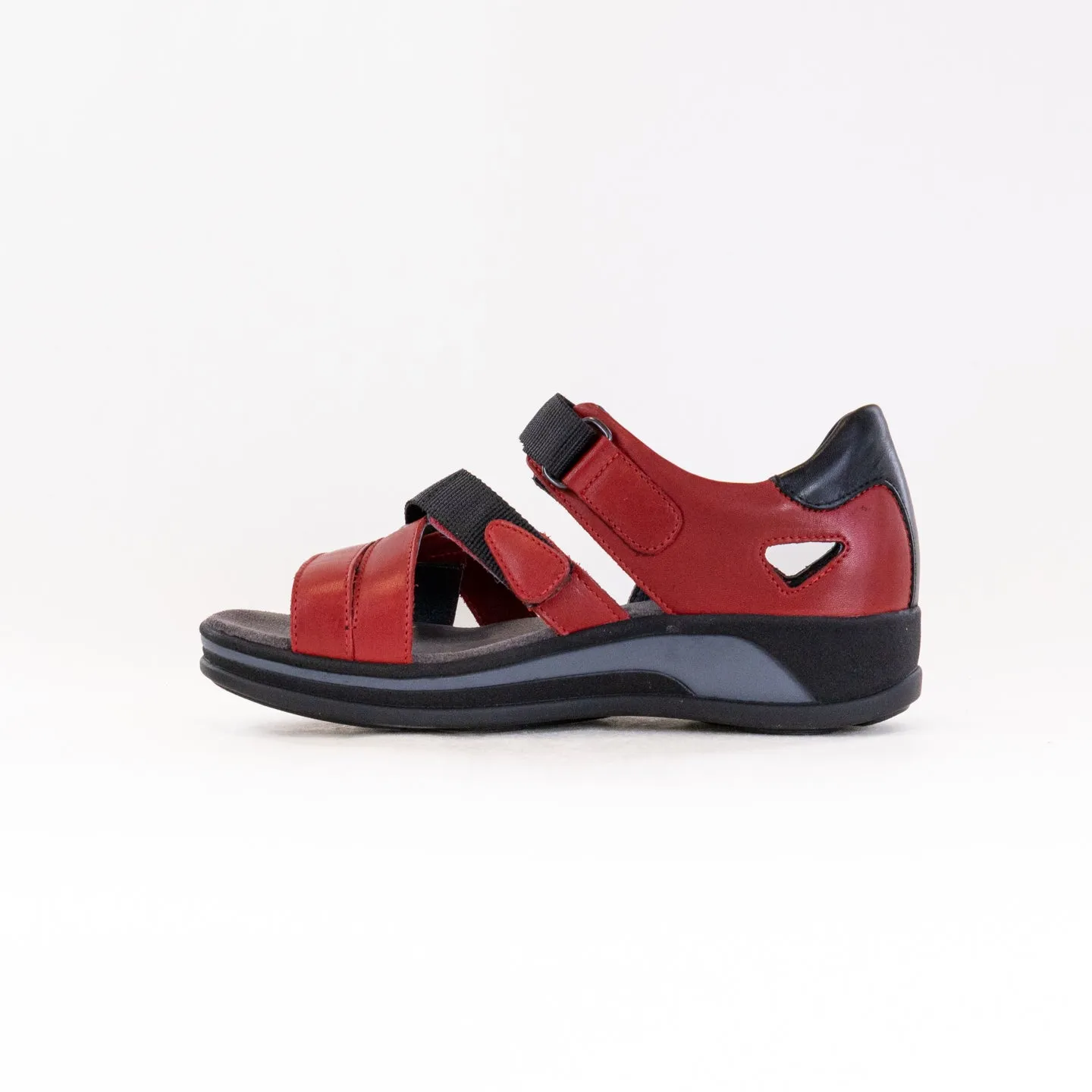 Wolky Desh (Women's) - Savana Leather Red Heat Ready