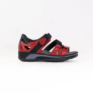 Wolky Desh (Women's) - Savana Leather Red Sunshine Glow