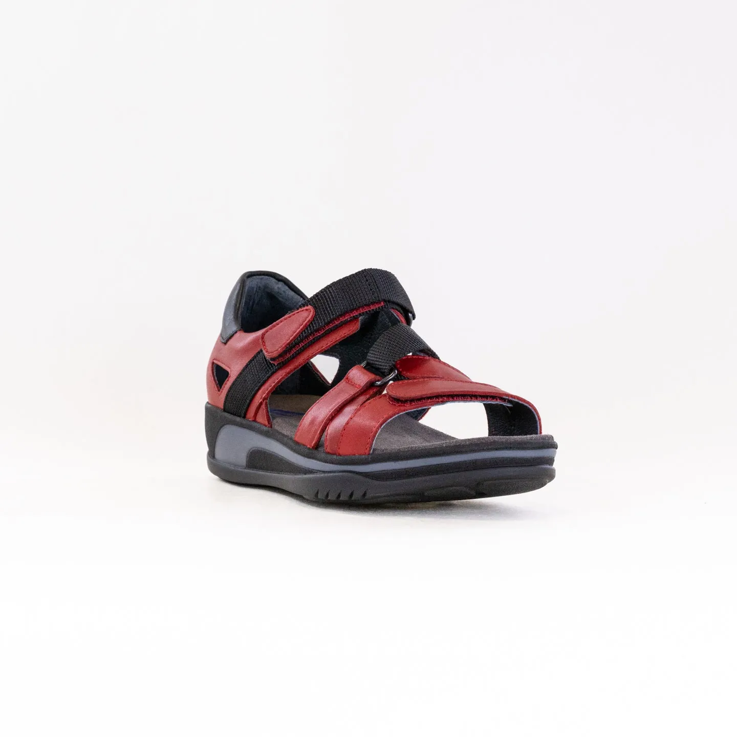 Wolky Desh (Women's) - Savana Leather Red Breath Day