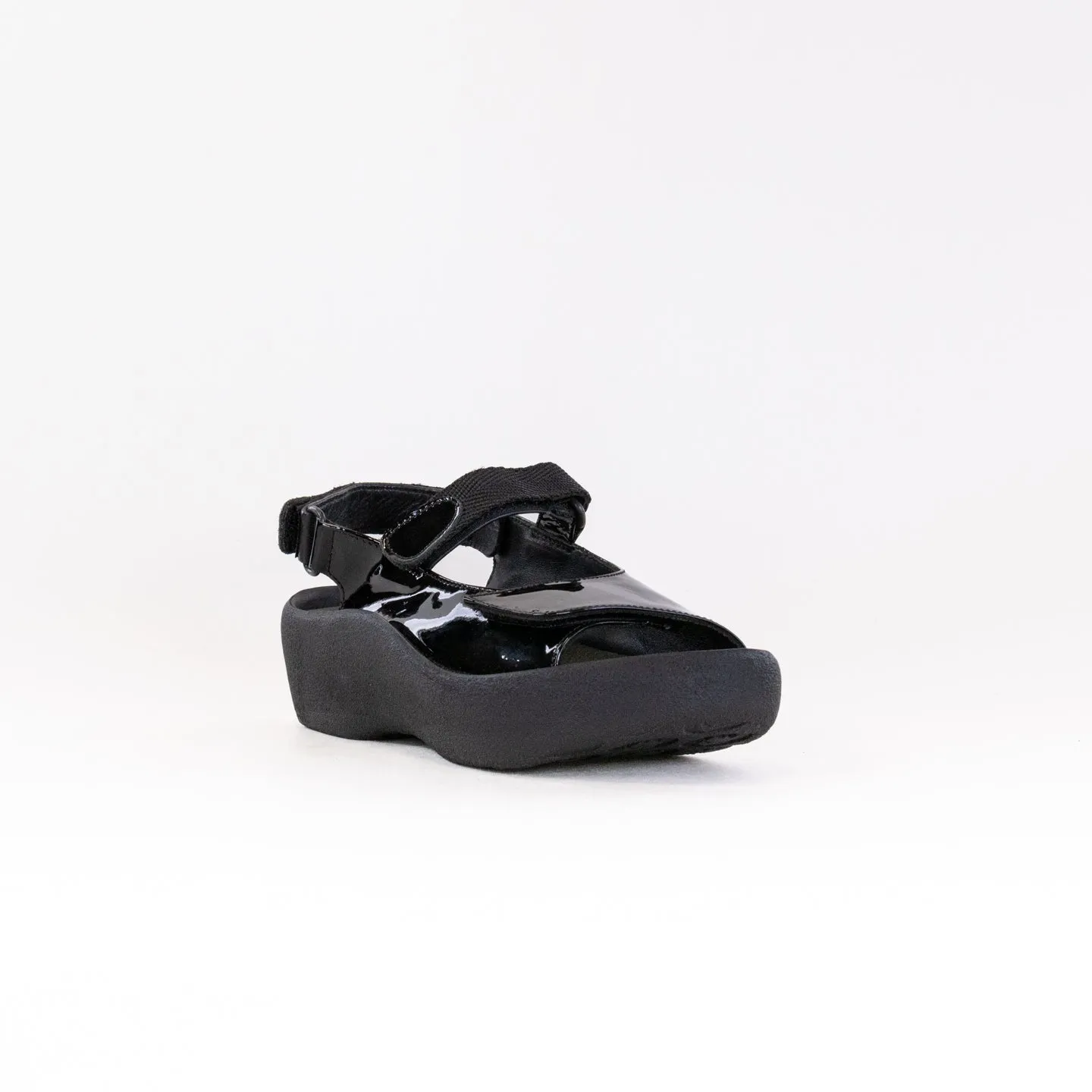 Wolky Jewel (Women's) - Black Patent Comfy Ride