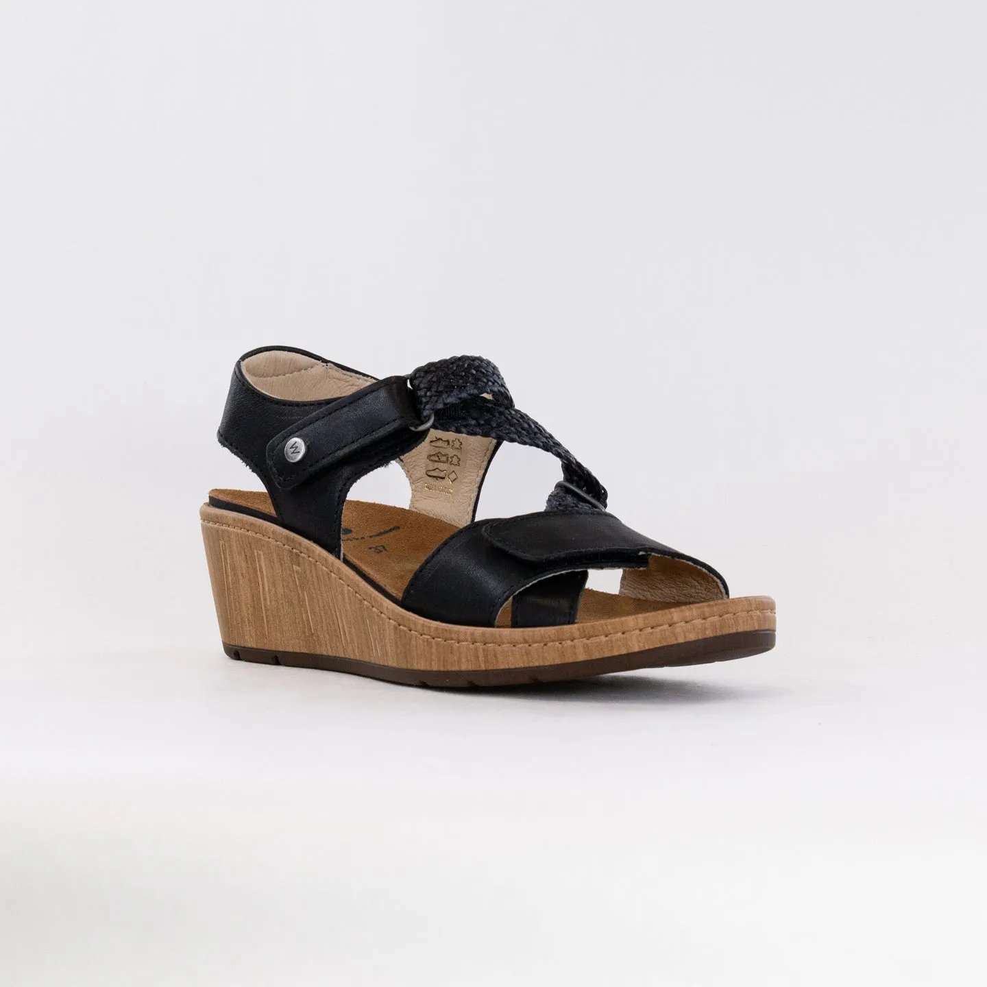 Wolky La Jolla (Women's) - Black Flexible Day