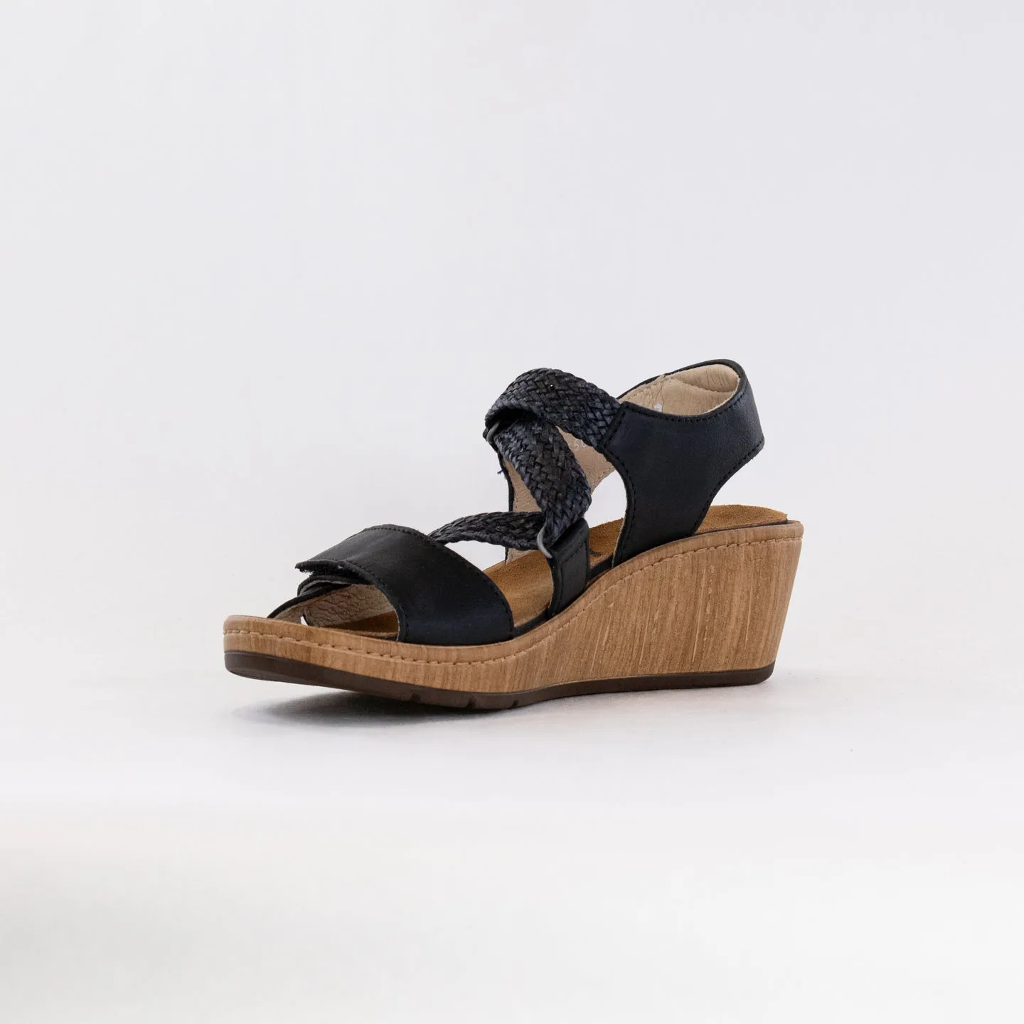 Wolky La Jolla (Women's) - Black Relax Look