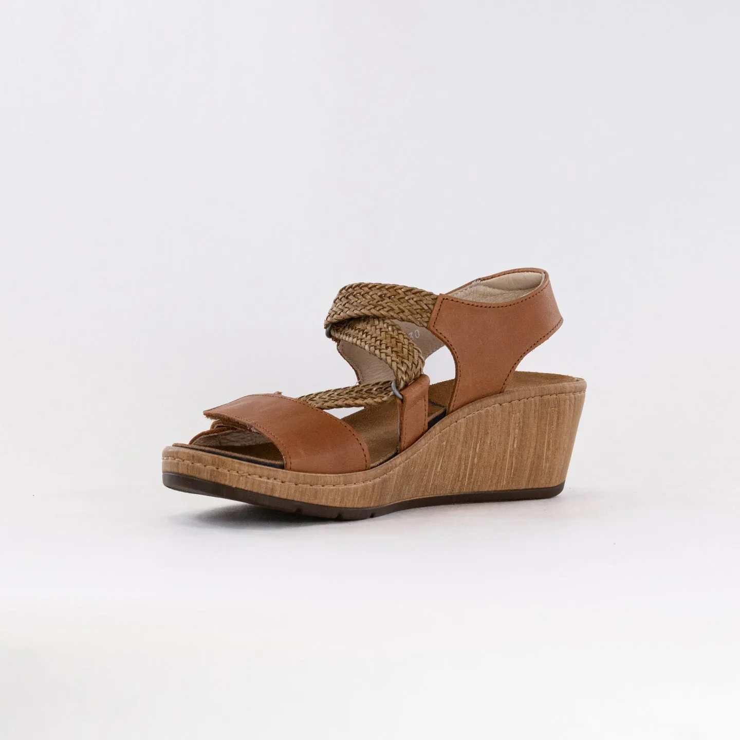 Wolky La Jolla (Women's) - Cognac Skin Breath