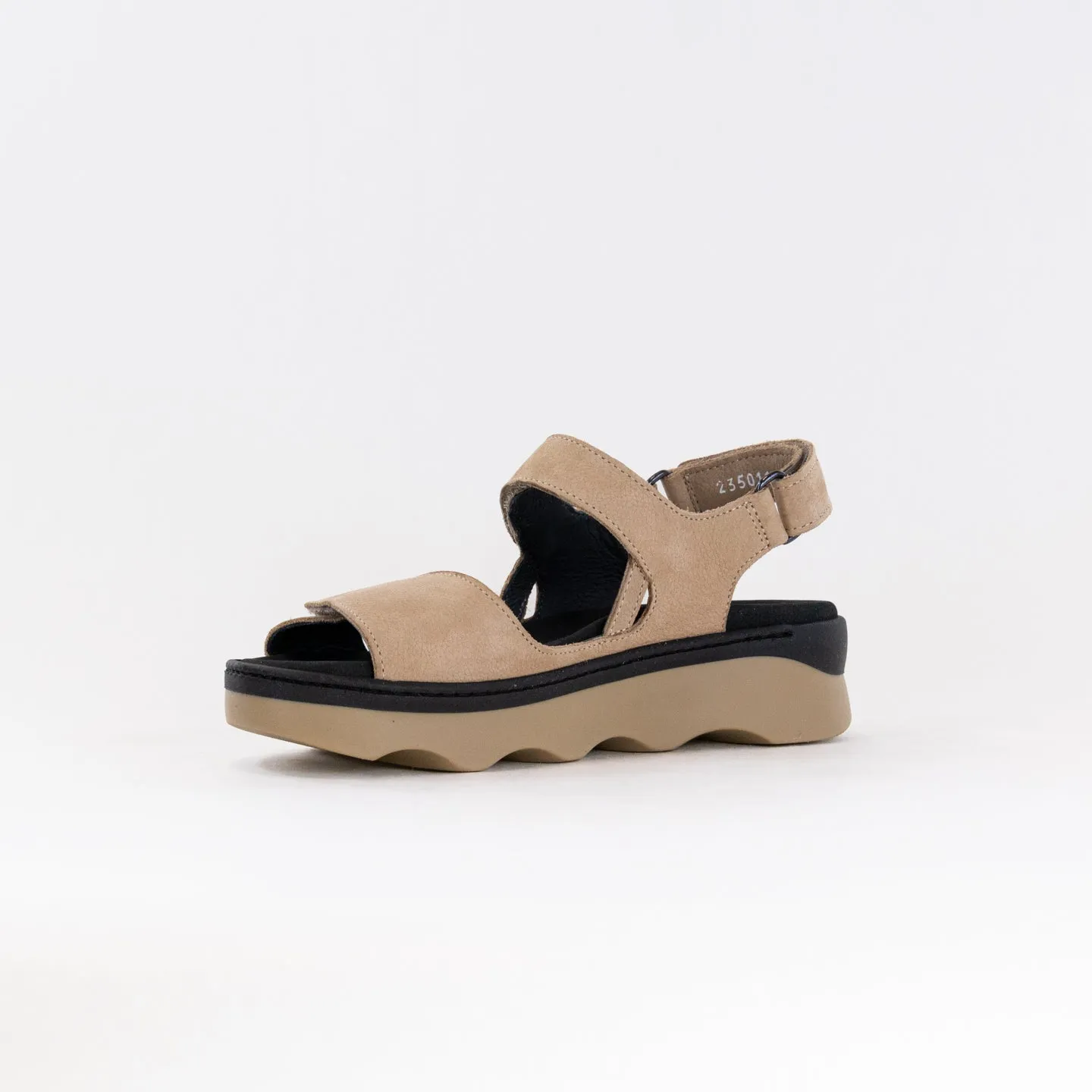 Wolky Medusa (Women's) - Beige Antique Nubuck Chill Mode