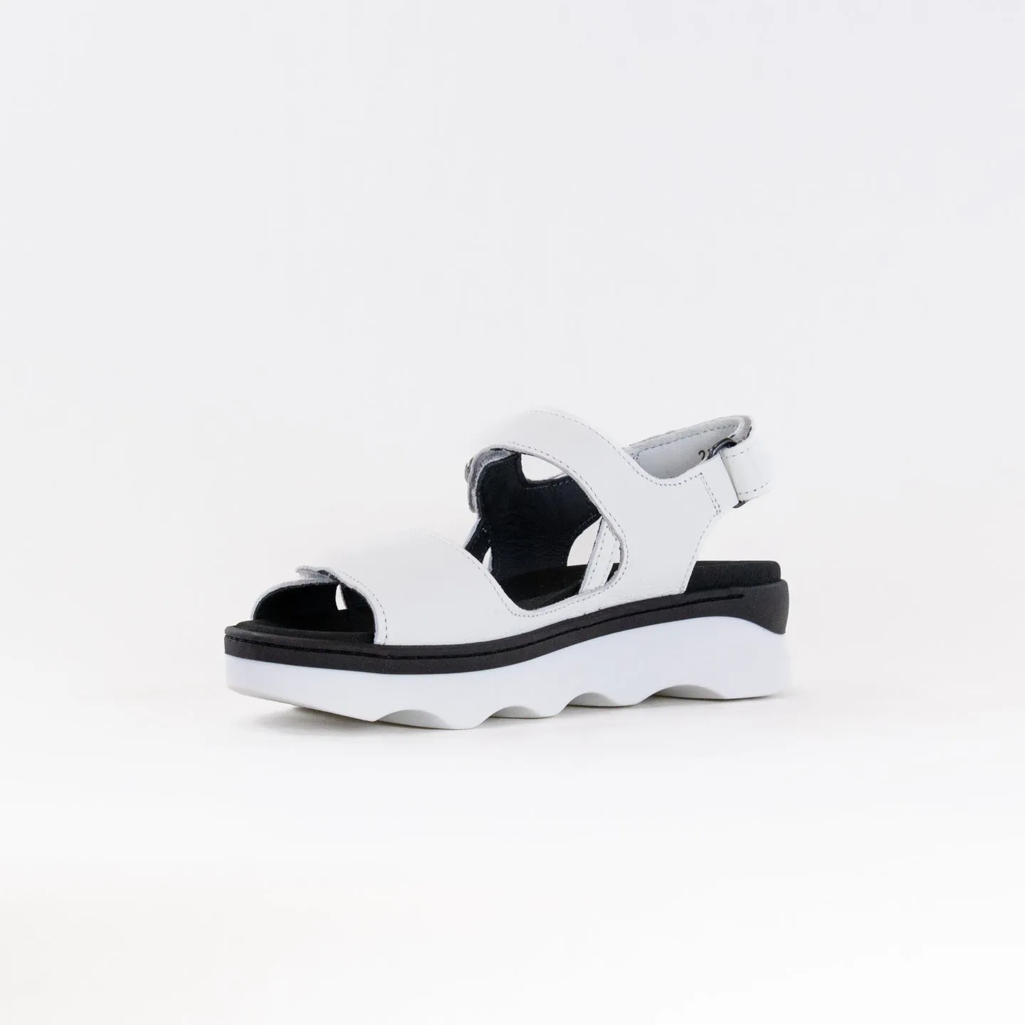 Wolky Medusa (Women's) - White Leather Sunset Hour