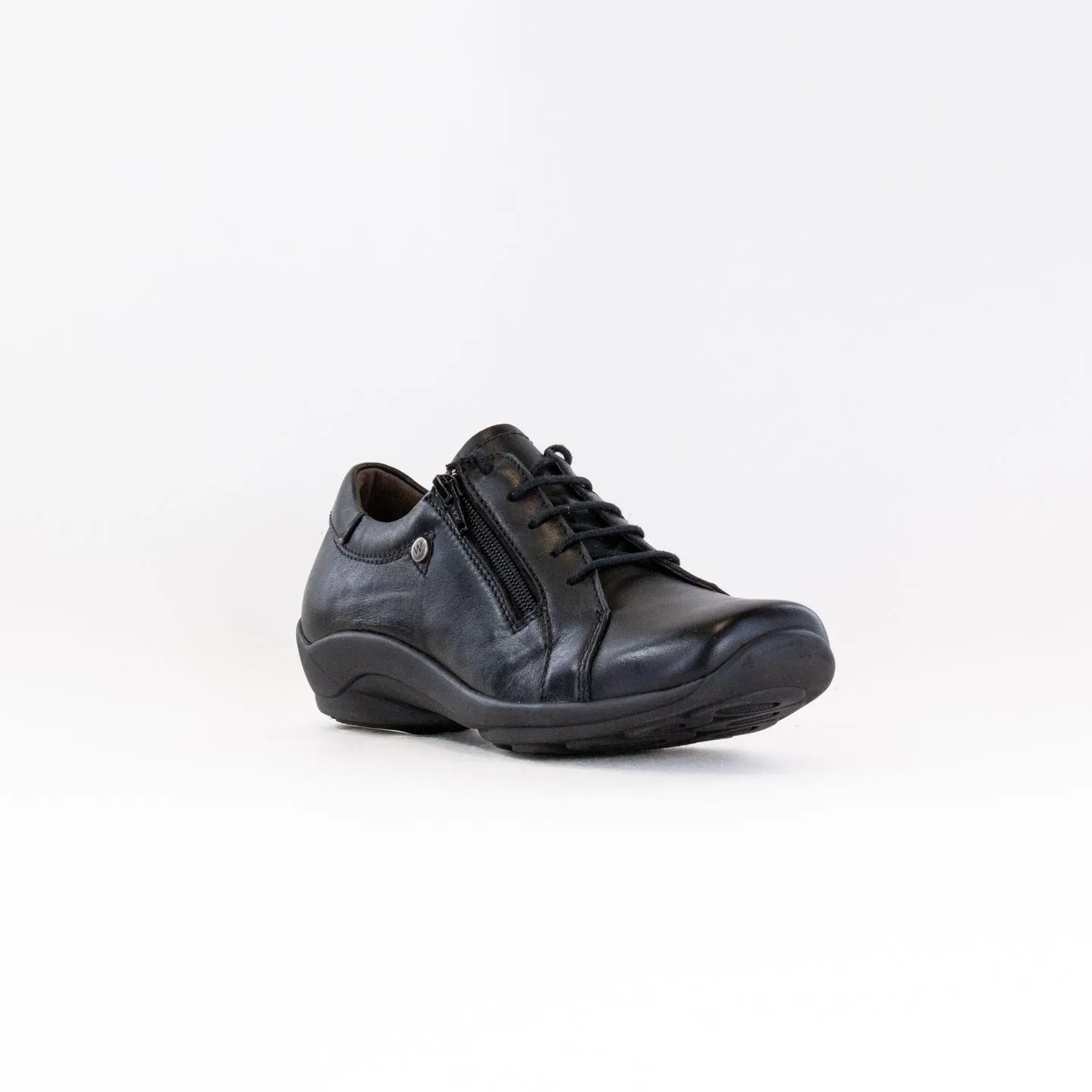 Wolky Noa (Women's) - Black Leather bounce back