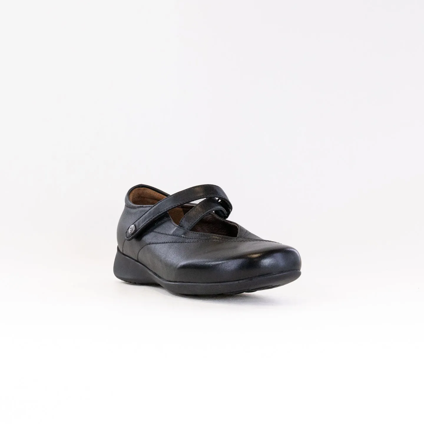 Wolky Passion (Women's) - Black Smooth Leather balance tech