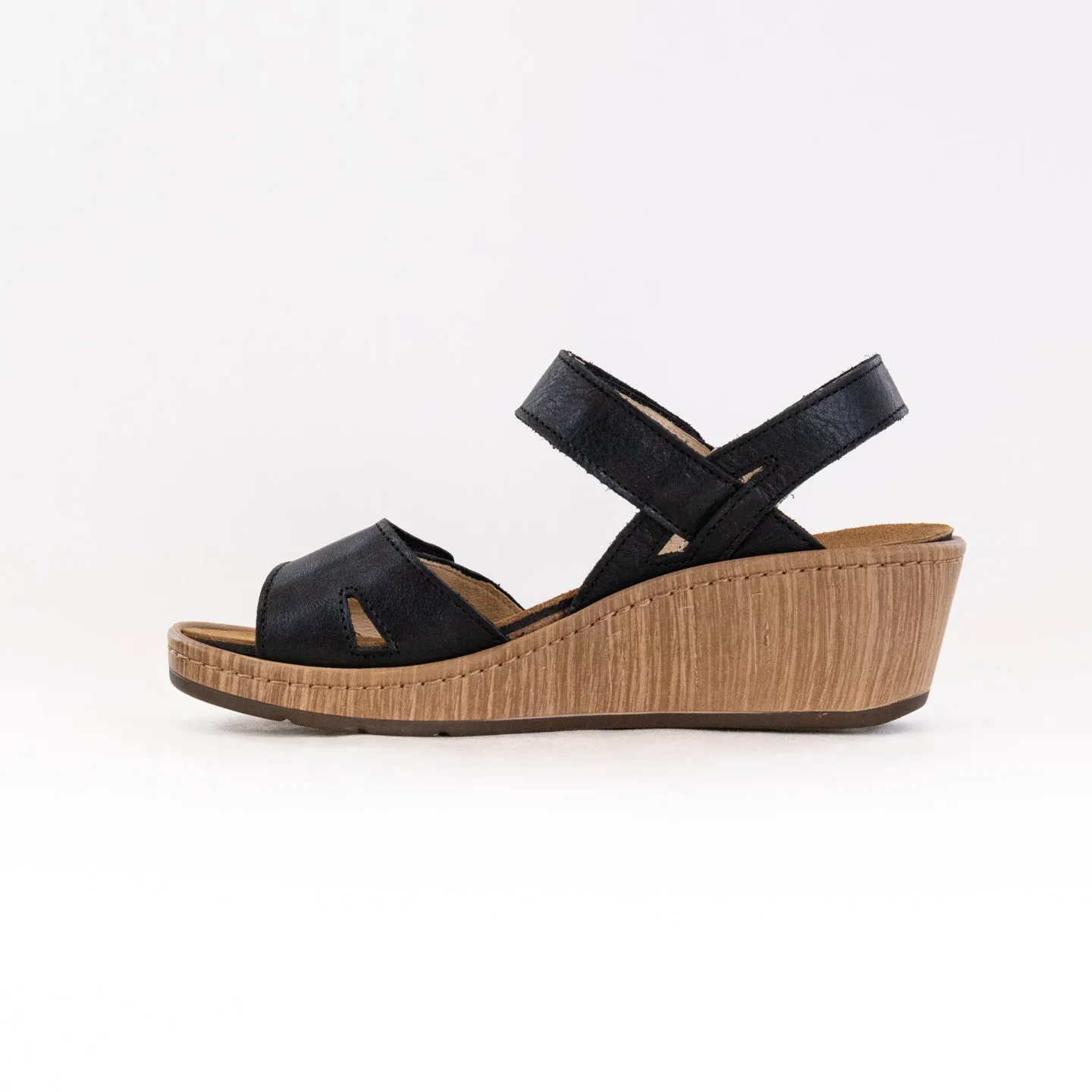 Wolky Sanibel (Women's) - Black Easy Fit