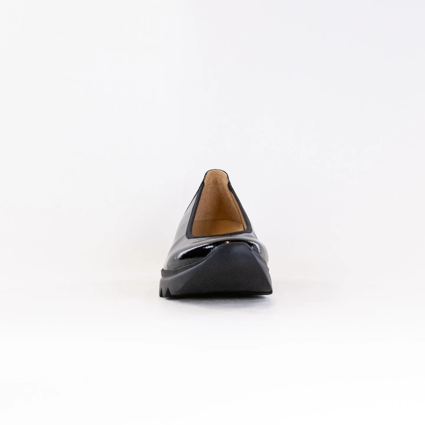 Wolky Snallerina F2F (Women's) - Black Patent base camp
