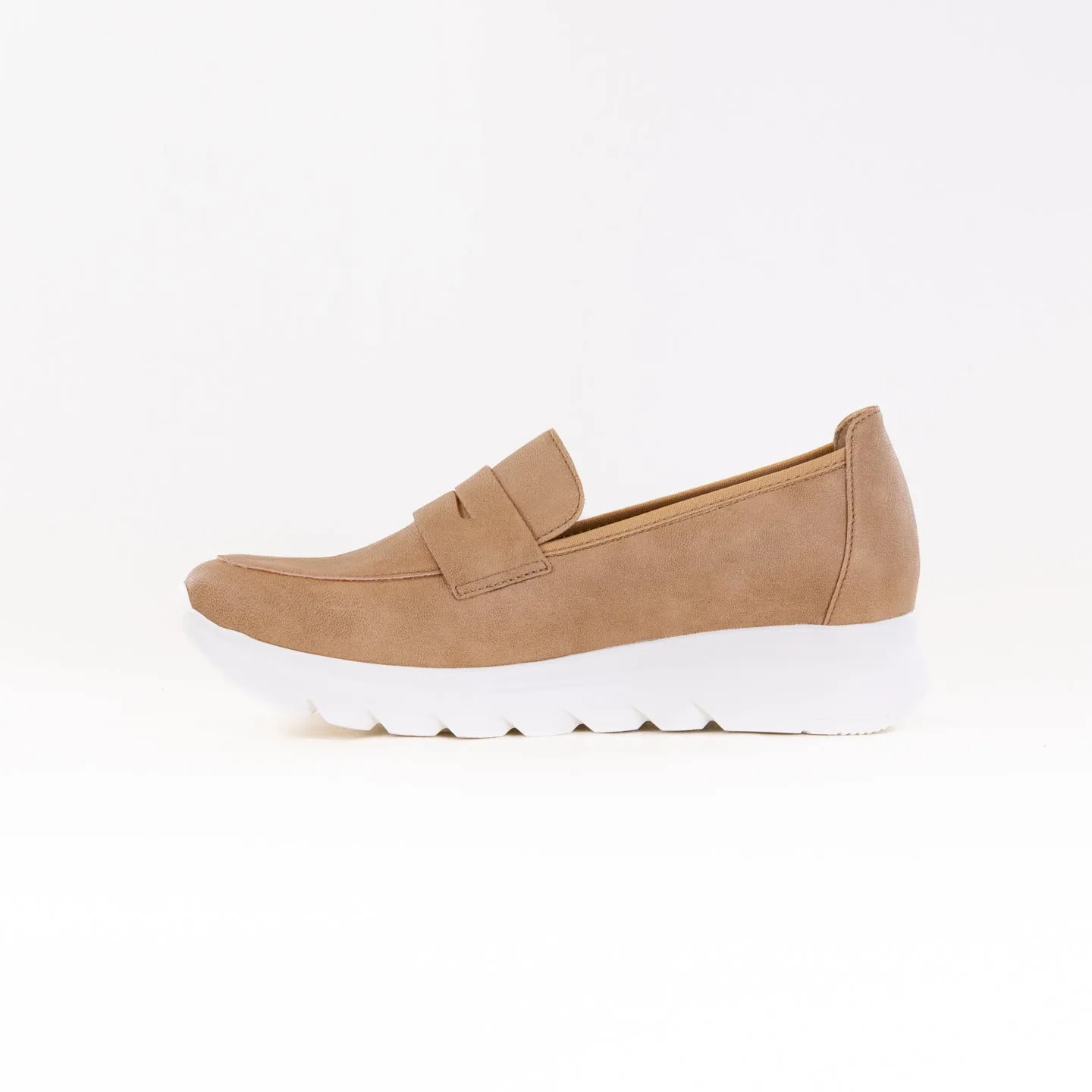 Wolky Snoafer F2F (Women's) - Sand Leather clean path