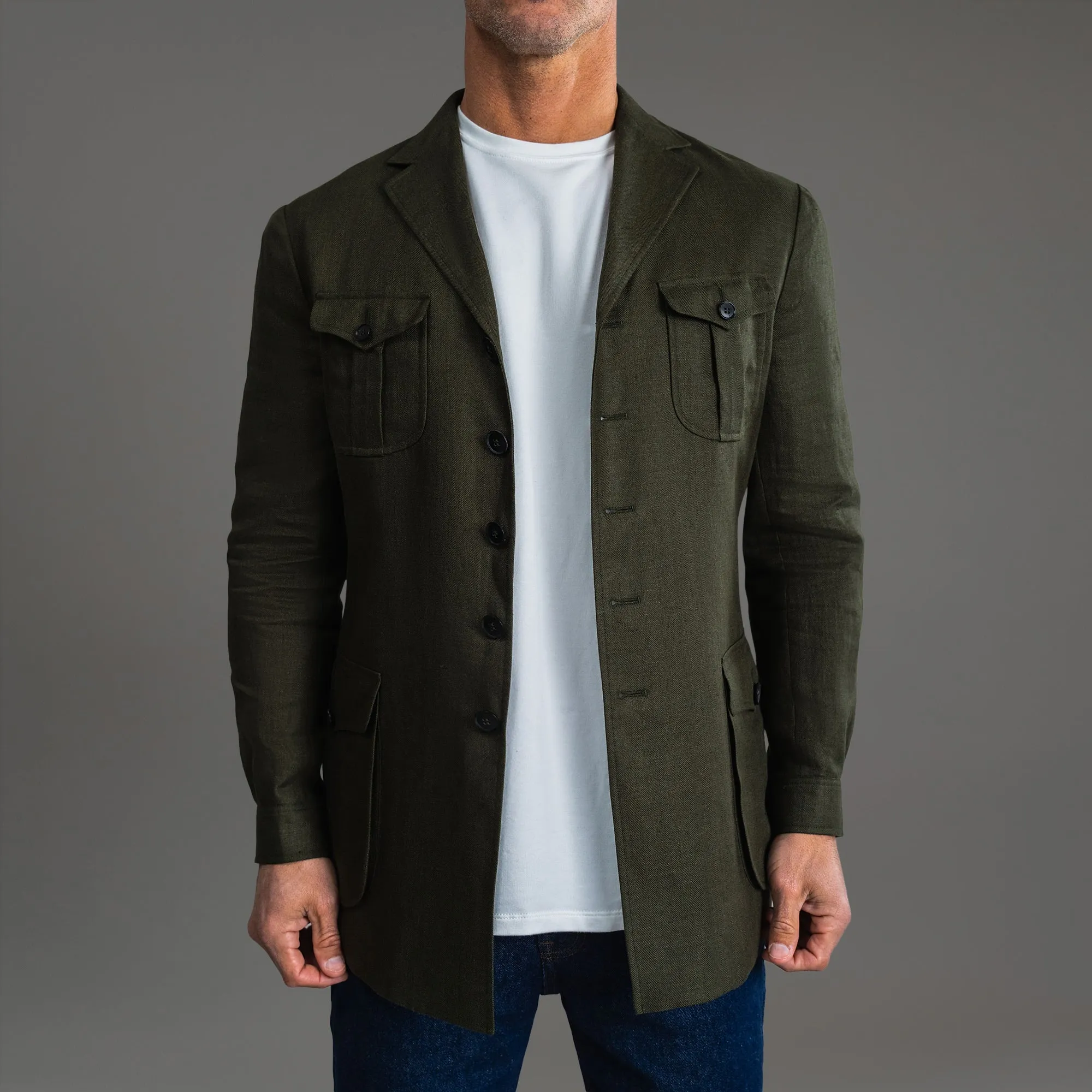 Wool Hunting Jacket guard style