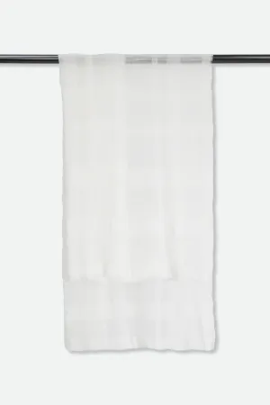 WOVEN WHITE SCARF IN NEPALESE CASHMERE casual edge WOVEN WHITE SCARF IN NEPALESE CASHMERE elegant touch