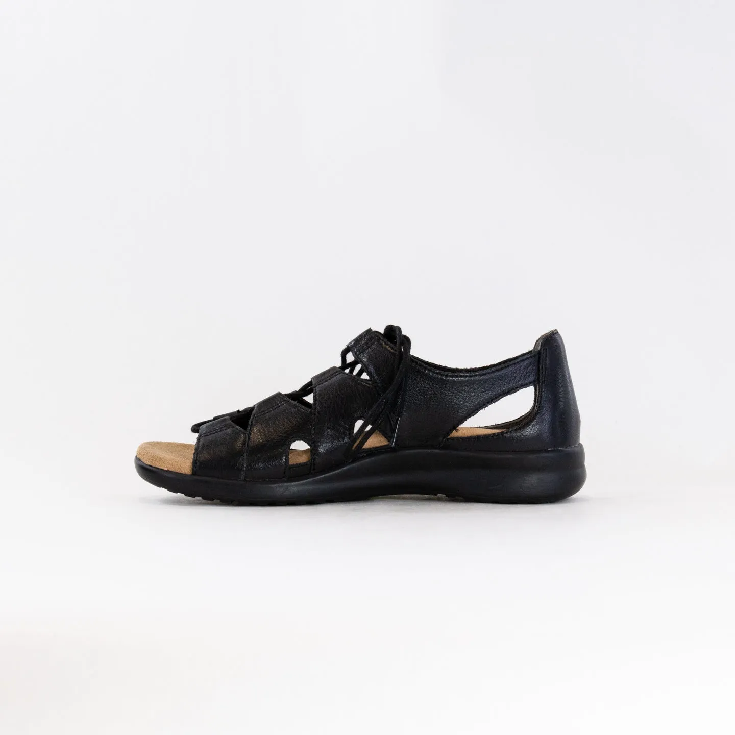 Ziera Barnett Sandal (Women's) - Black Smart Ease