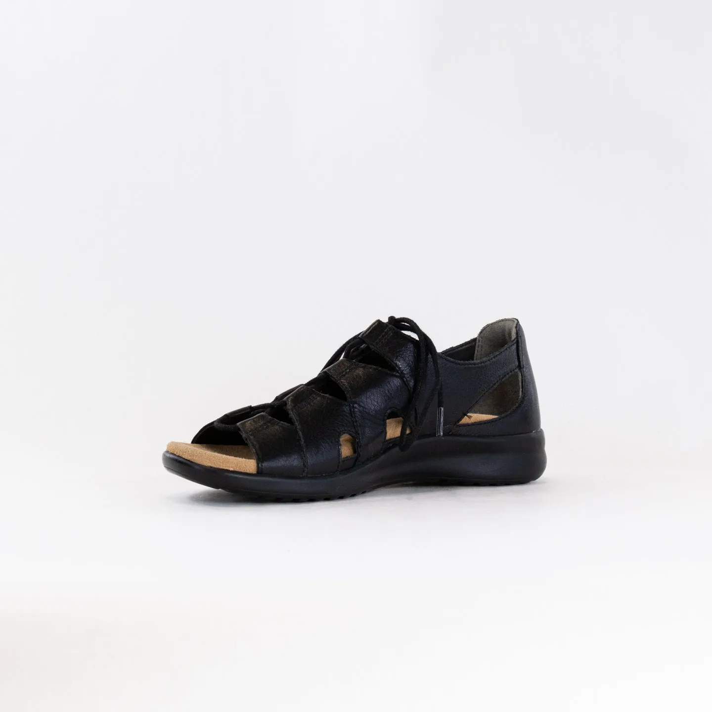 Ziera Barnett Sandal (Women's) - Black Cloud Step