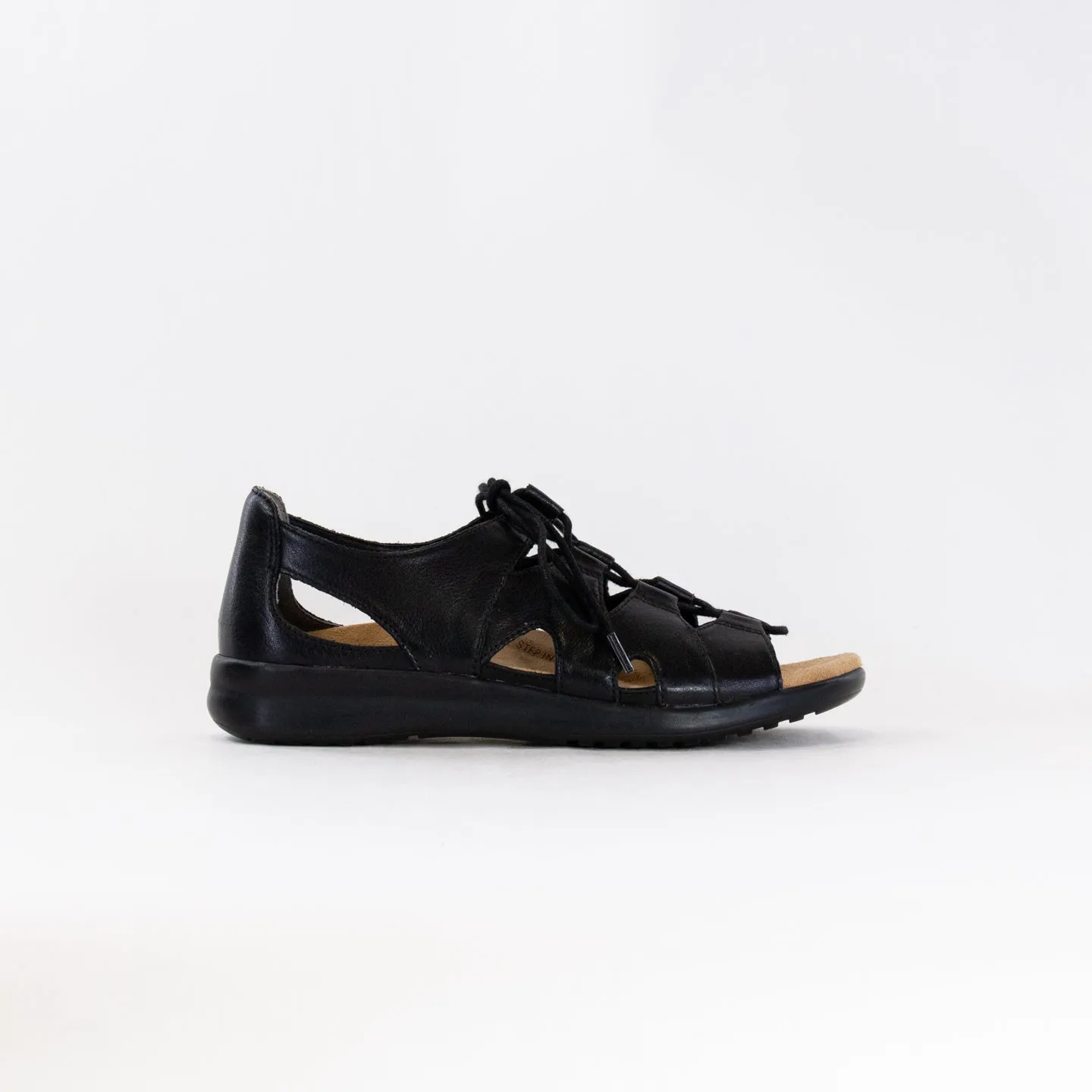Ziera Barnett Sandal (Women's) - Black All Day