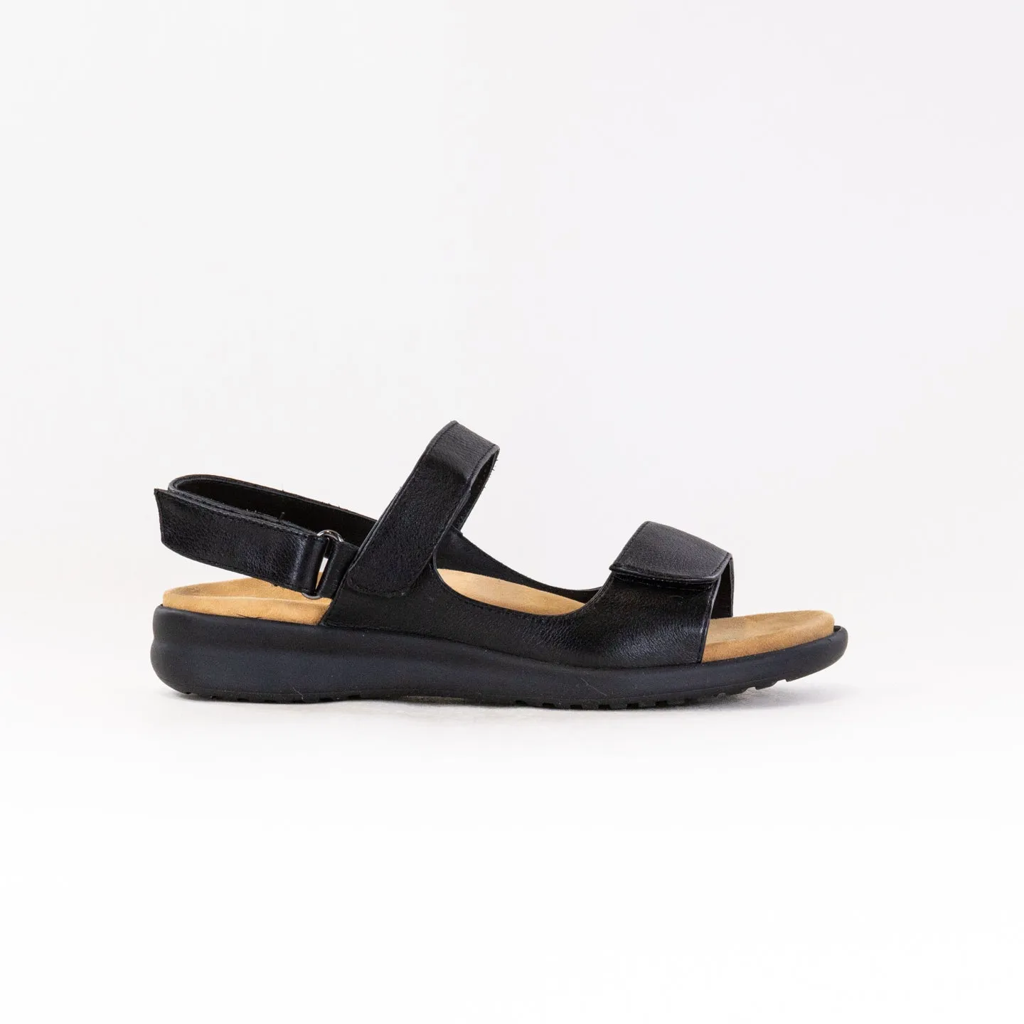 Ziera Benji (Women's) - Black/Black Sole Casual Walks
